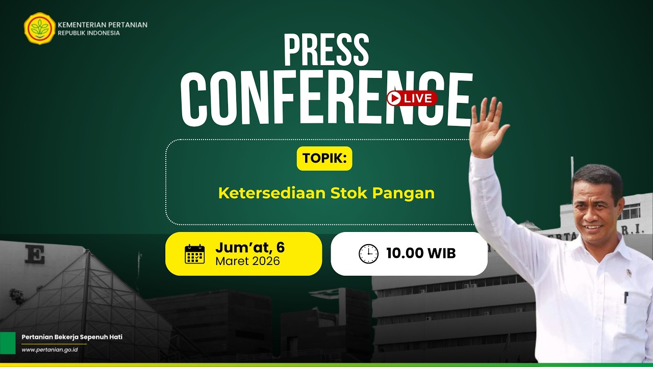 Press Conference Ketersediaan Stok Pangan