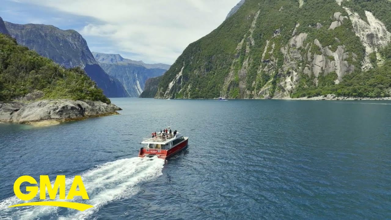 Robin Roberts takes boat trip to New Zealand's Milford Sound | GMA