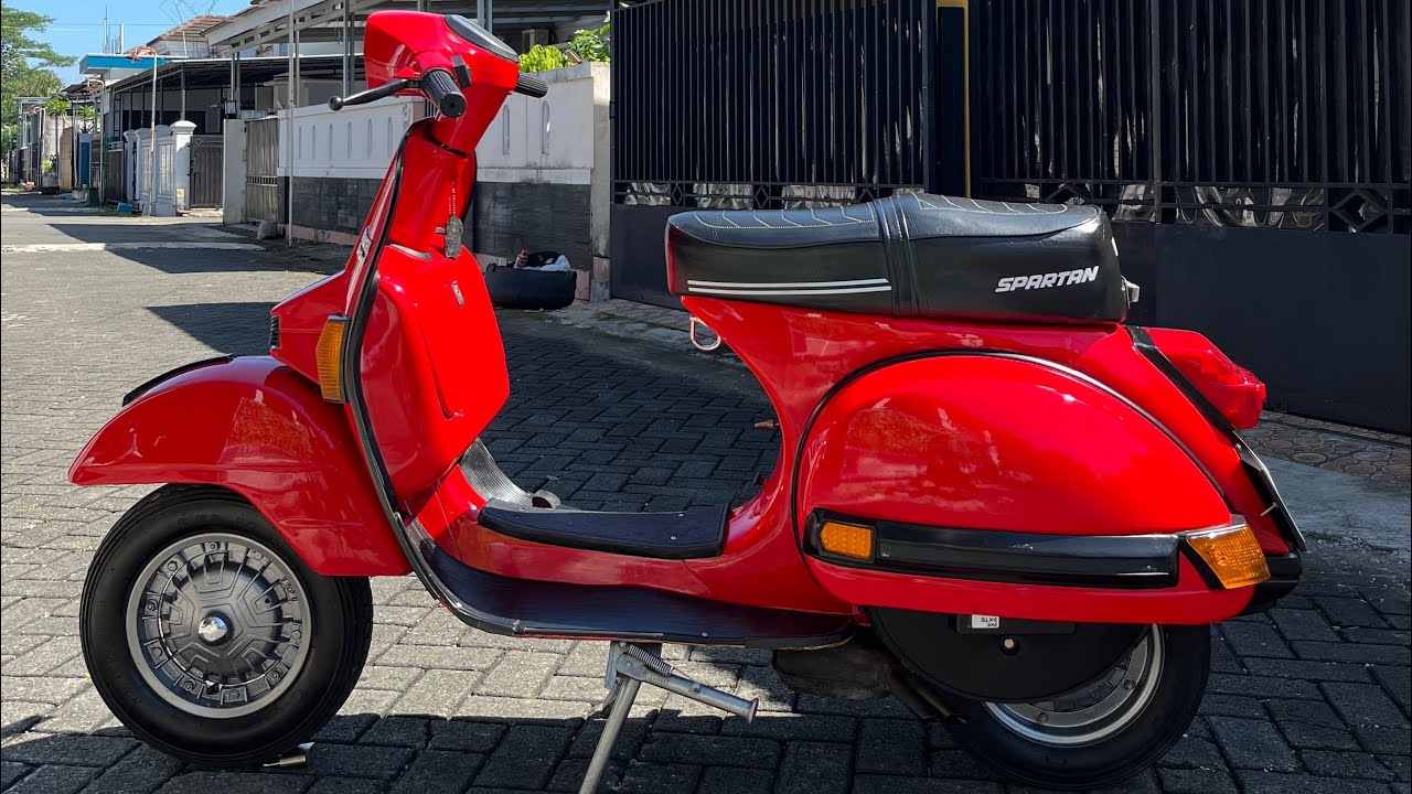 Review Vespa Spartan 200cc tahun 1988