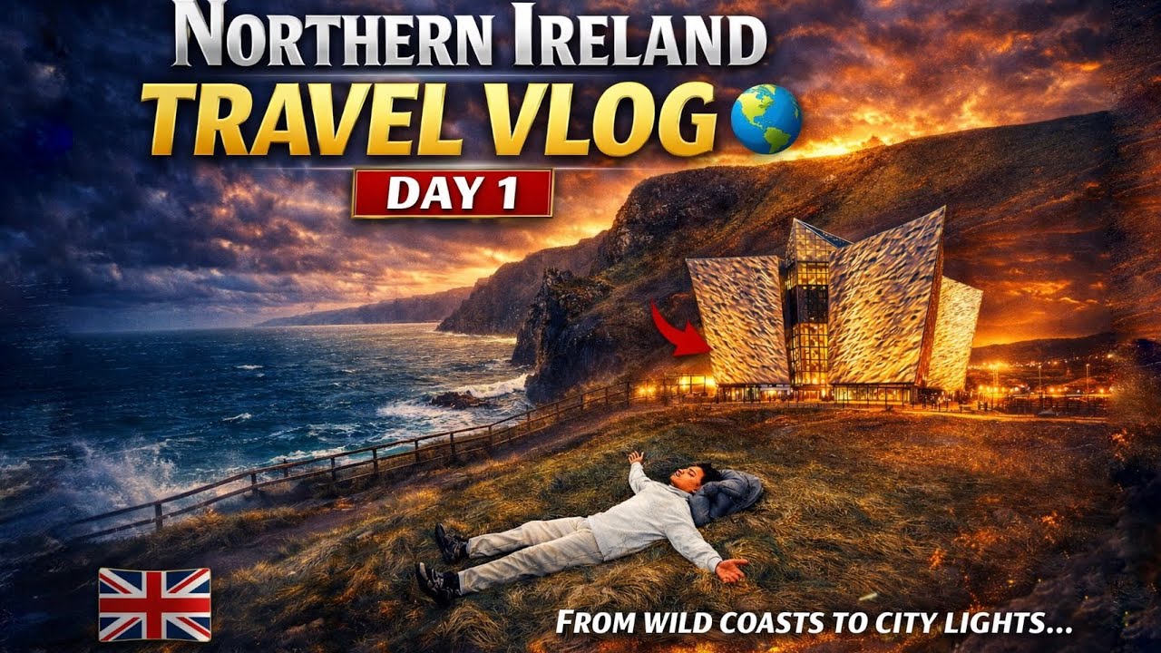 UK Hidden Beauty 🇬🇧 | Causeway Coast, Quiet Villages & Belfast Night | Bangla | KIBRIA