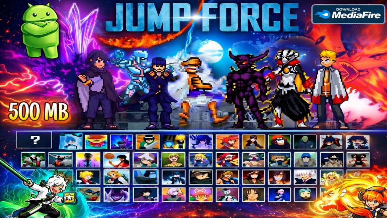 RELEASE‼️ANIME CrossOver Jump Force Mugen [500 mb] Tceam Android OFFLINE - BvN Ultimate Edition 2026