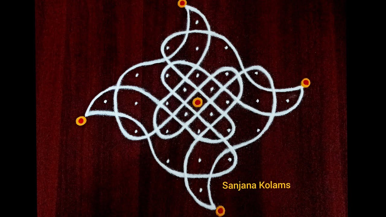 1858. Thai Madha Special Easy and Beautiful KambiKolam/ LatestMuggu/CreativeDesign/PandagaMuggu