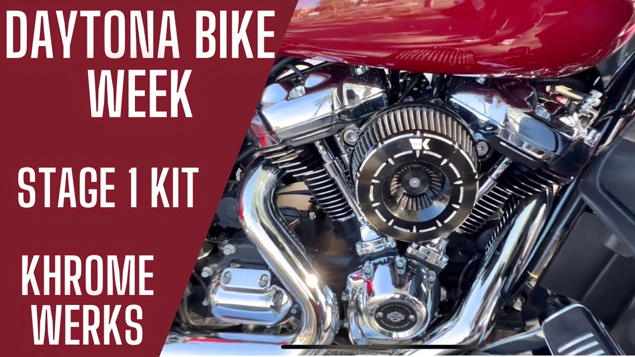 Day 2 Daytona Bike Week 2023!! Full Khrome Werks Exhaust w/ Stage 1 - H-D Road Glide