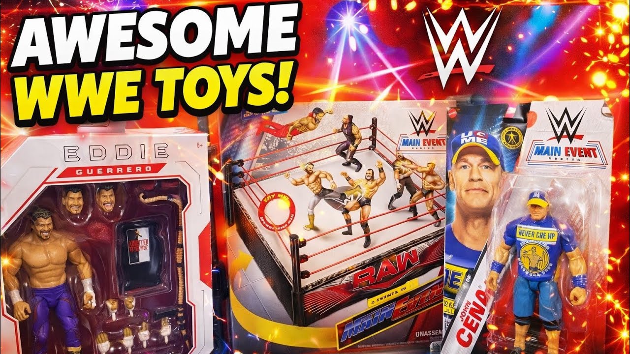 AWESOME WWE TOYS UNBOXING! 🤯 Eddie Guerrero & John Cena‼️