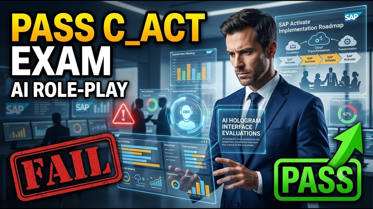 SAP C_ACT Exam Questions 2026 | SAP Certified Project Manager - SAP Activate | Role-Play Scenarios