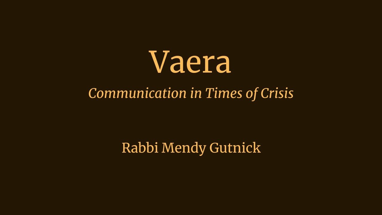 Torah Portion of Vaera