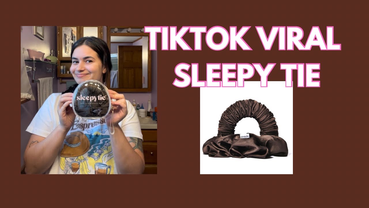 HONEST REVIEW ON TIKTOK VIRAL SLEEPY TIE - MEDIUM LENGTH THICK HAIR