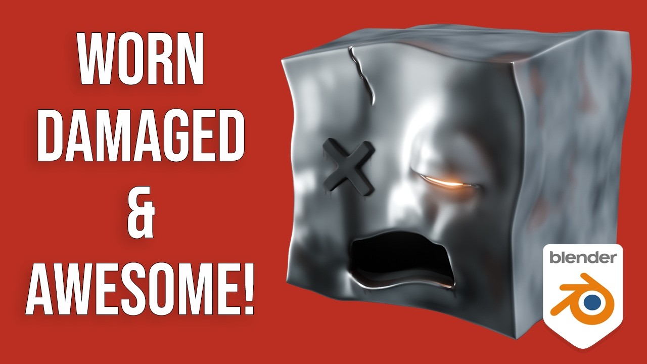 Blender Tutorial: Model a Tormented Robot (Perfect for Beginners!)