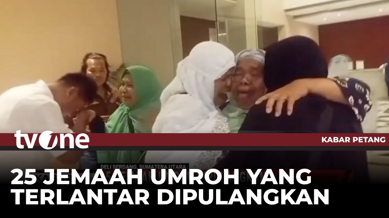 Sempat Tertahan di Bandara Singapura, 25 Jemaah Umrah Akhirnya Tiba di Indonesia | tvOne
