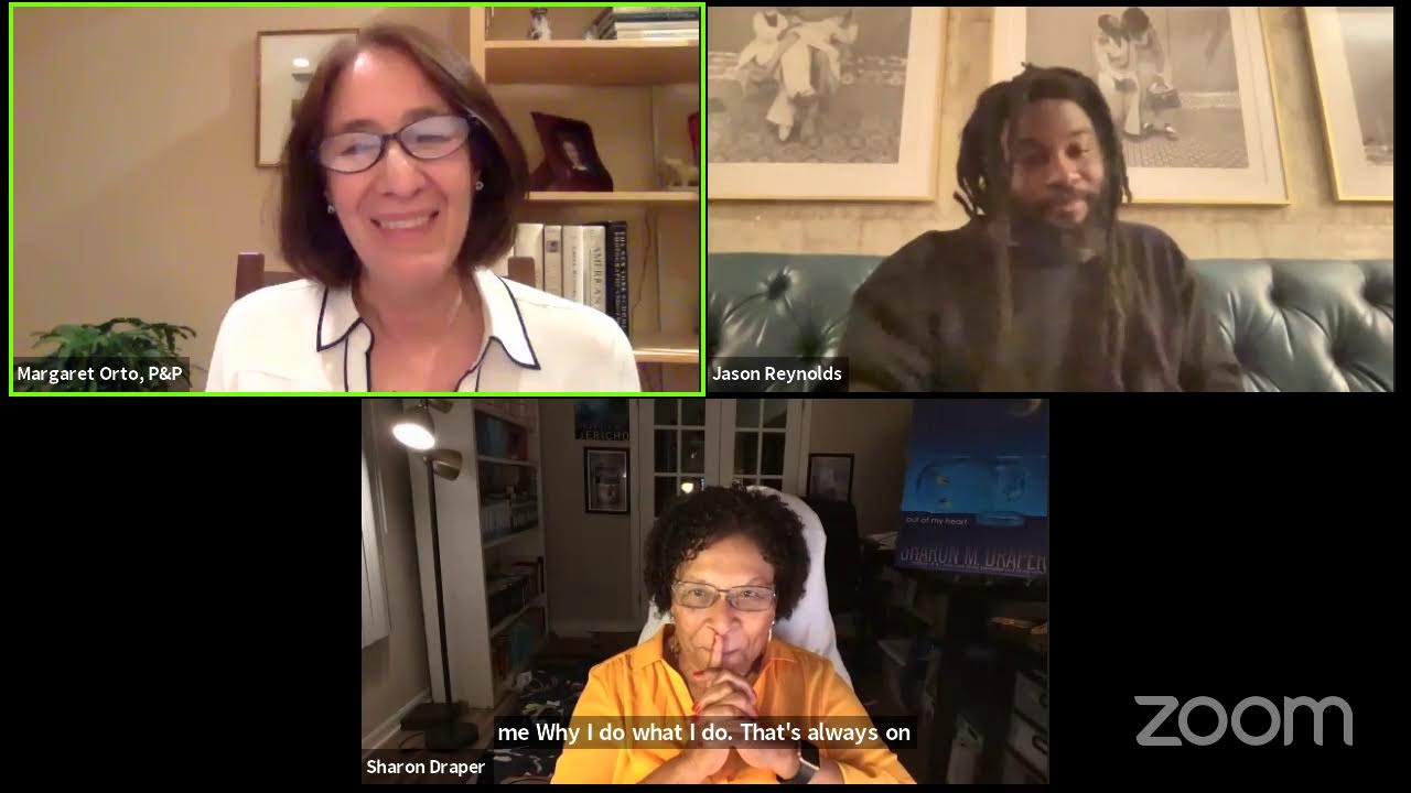 P&P Live! Sharon Draper | OUT OF MY HEART with Jason Reynolds