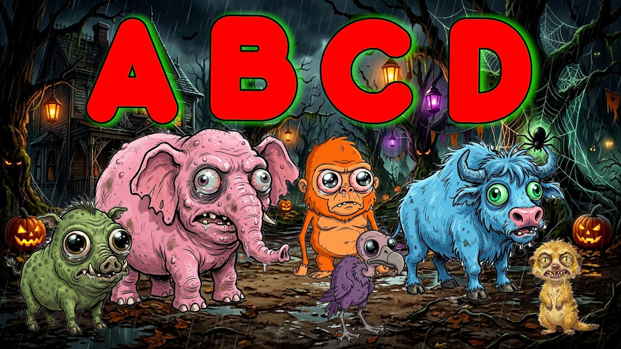 Halloween Safari Animals & Sounds Song 🐅🐘 | Nursery Rhymes | LittleKidsTV 