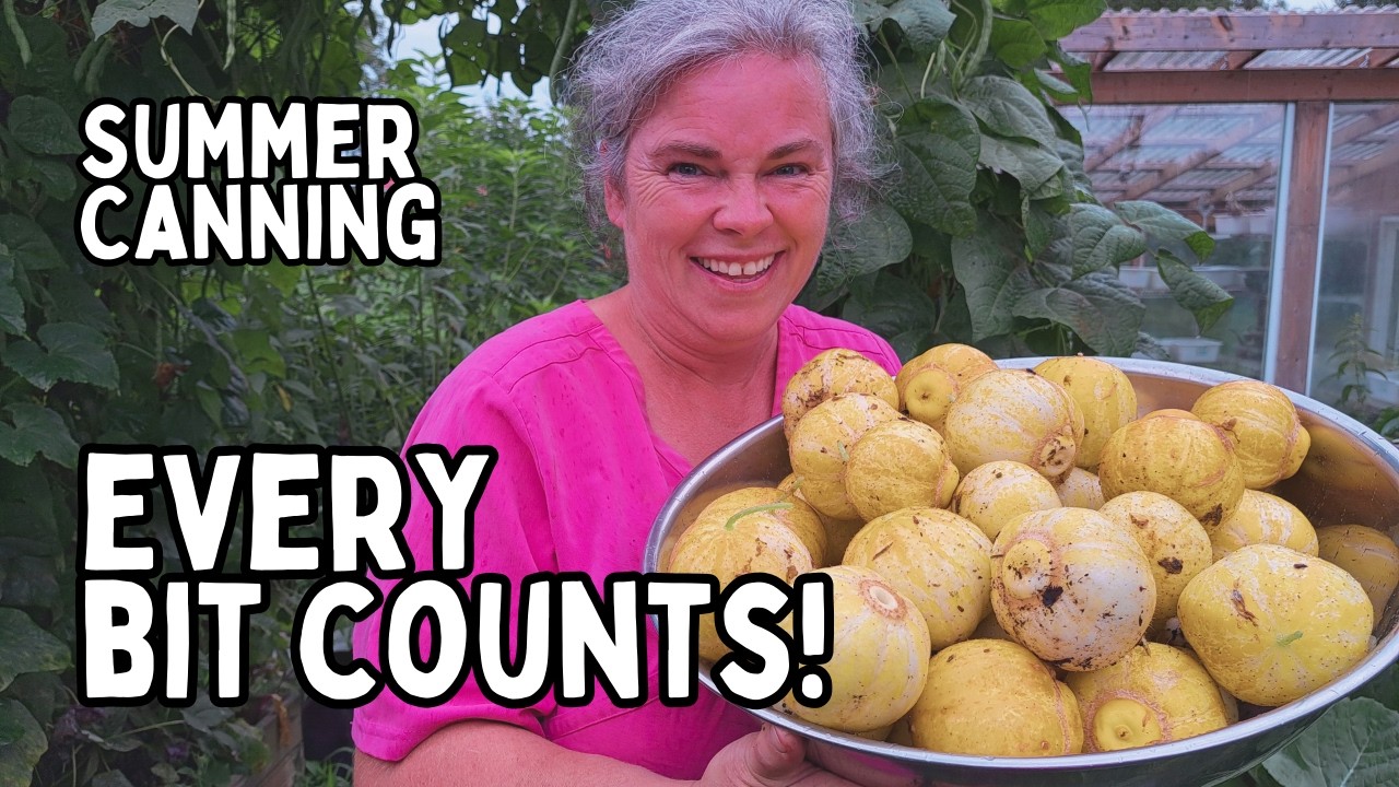EVERY BIT COUNTS CHALLENGE: Day 4-6, 2024 Food Preservation Canning and Freezing The Harvest