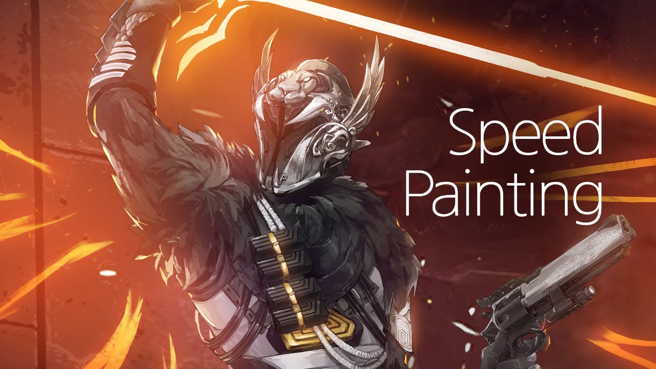 [스피드 페인팅] 데스티니 가디언즈 - 여명 워록 [Speed Painting] Destiny Guardians Solar Warlock