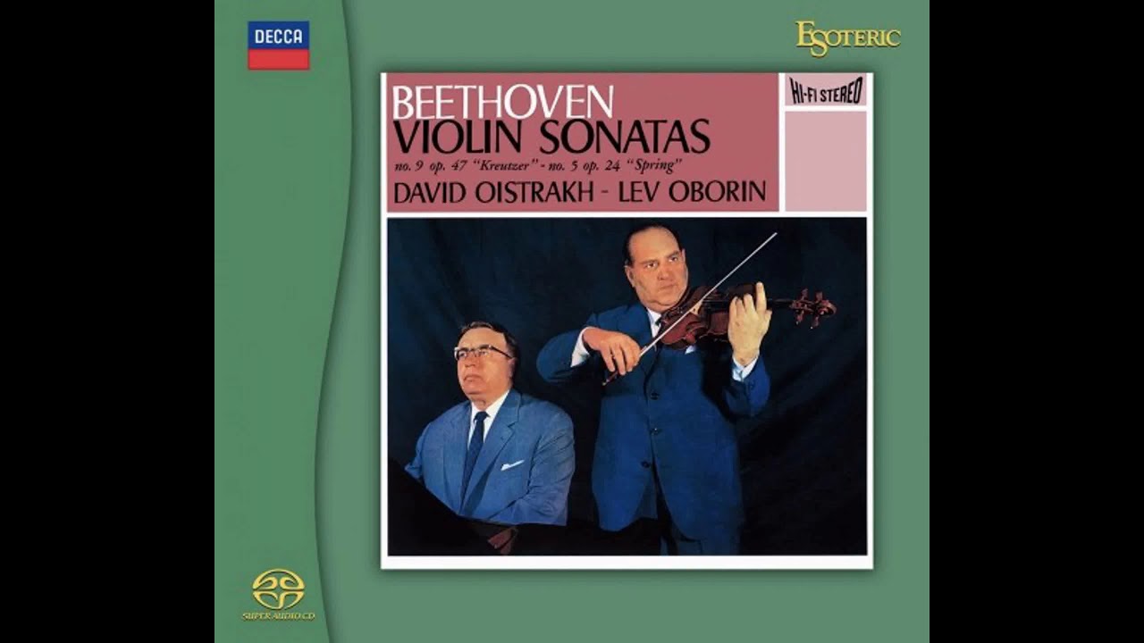 Beethoven Sonata for Violin and Piano no. 5 David Oistrakh, Lev Oborin (1962/2015)