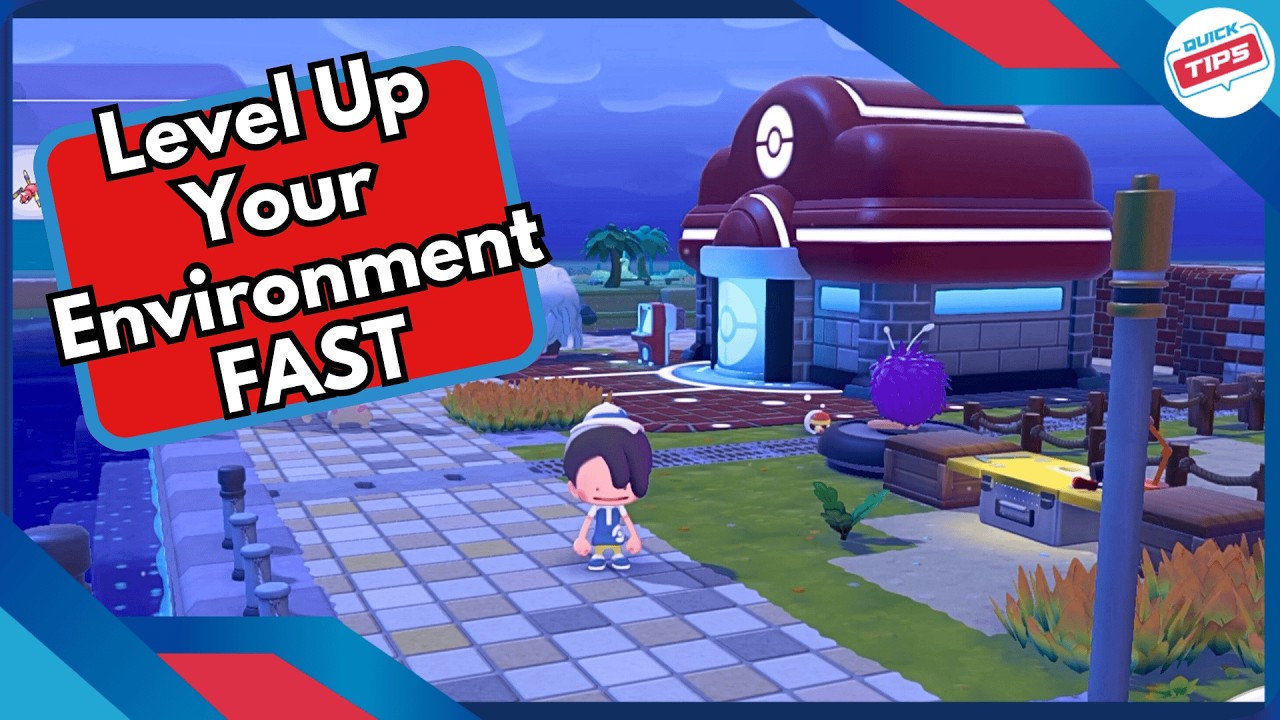 How To Level Up Your Environment FAST in Pokopia
