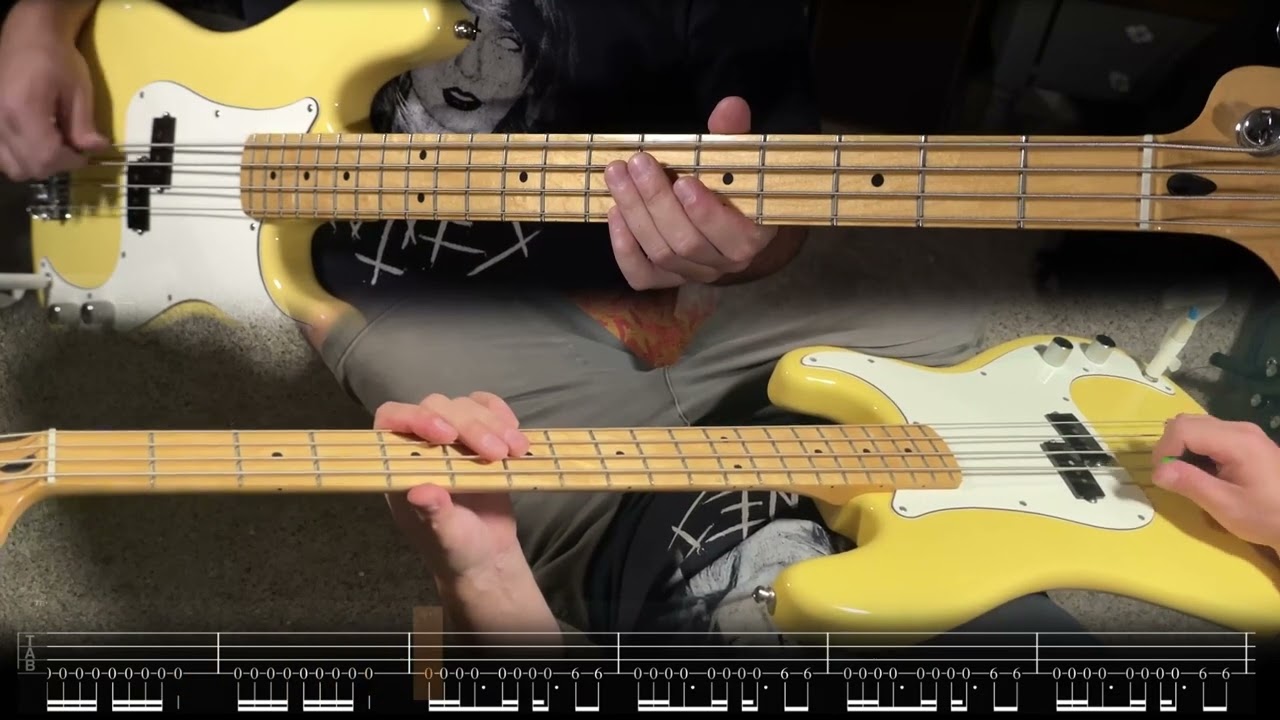 Melvins - Revolve - Bass Playthrough With Tab - #bass #tablature #basstabs #lessons #melvins #tab