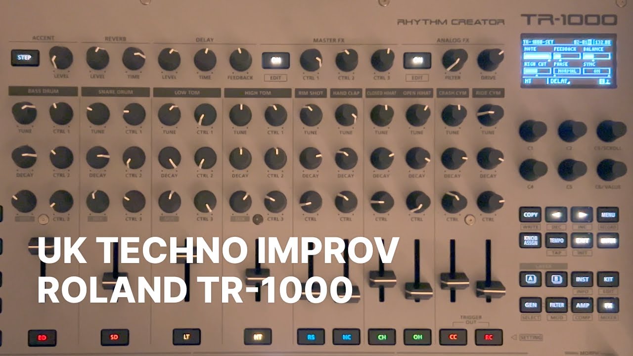 Roland TR-1000 - Improv - UK Techno