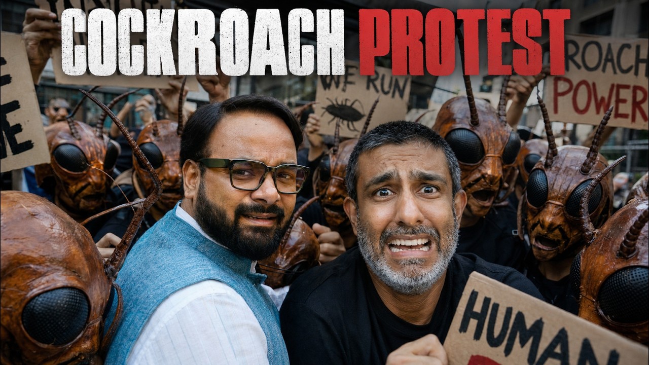 Cockroach Janata Party Protest #cockroachjanataparty