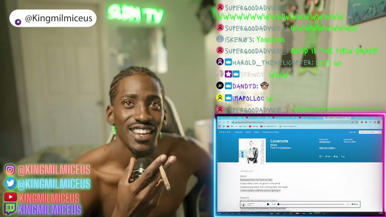 The 8 God Reacts to: Bladee - Love Note , Ecco2k - Cc & Thaiboy Digital - Bejing