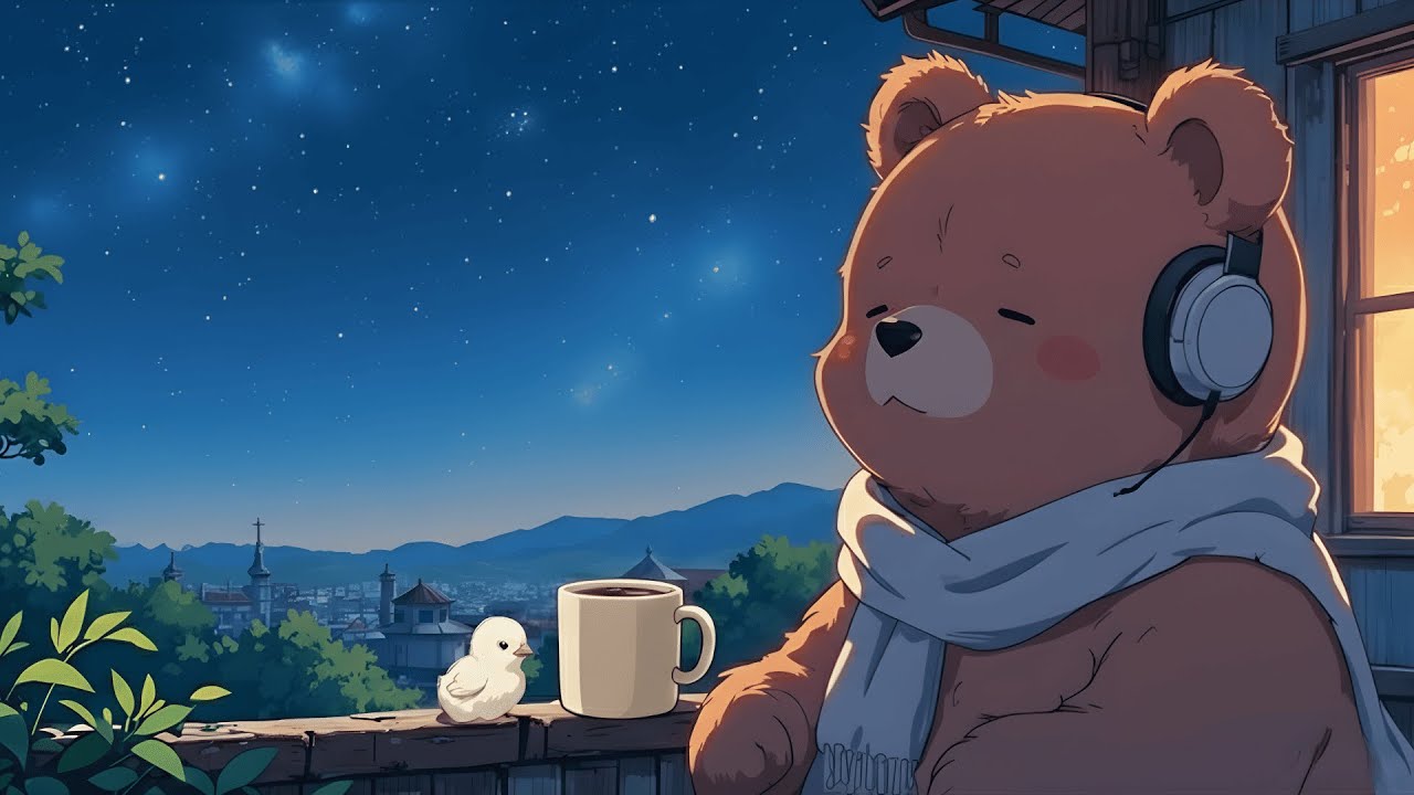 Lonely Night in a Quiet Japanese Town 🌌 Cozy Lofi Beats for Study, Relax & Sleep