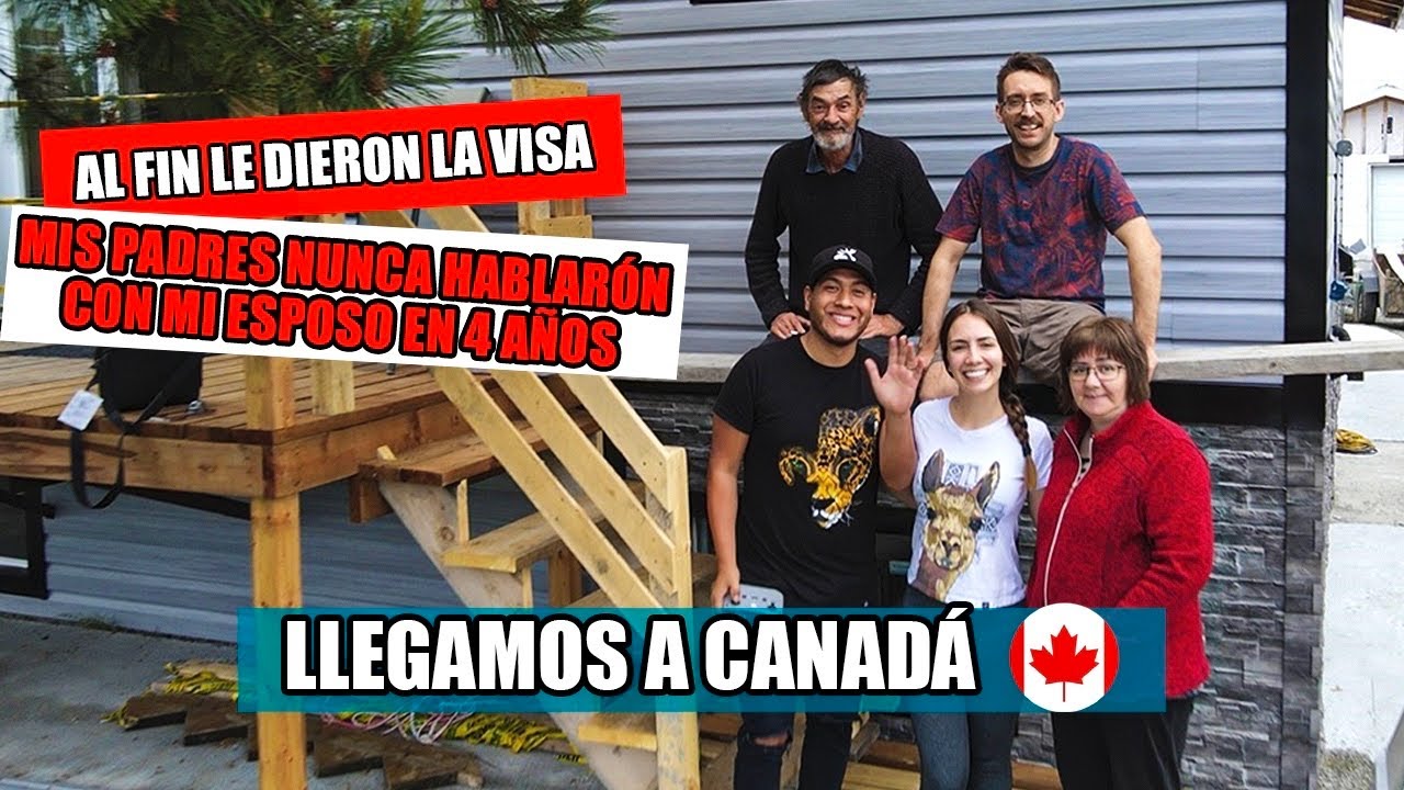 Mi ESPOSO PERUANO conoce a MIS PADRES en Canadá por primera vez 🇨🇦 🇵🇪