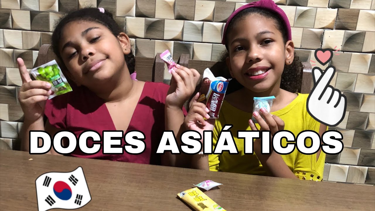PROVANDO DOCES ASIÁTICOS 🫰