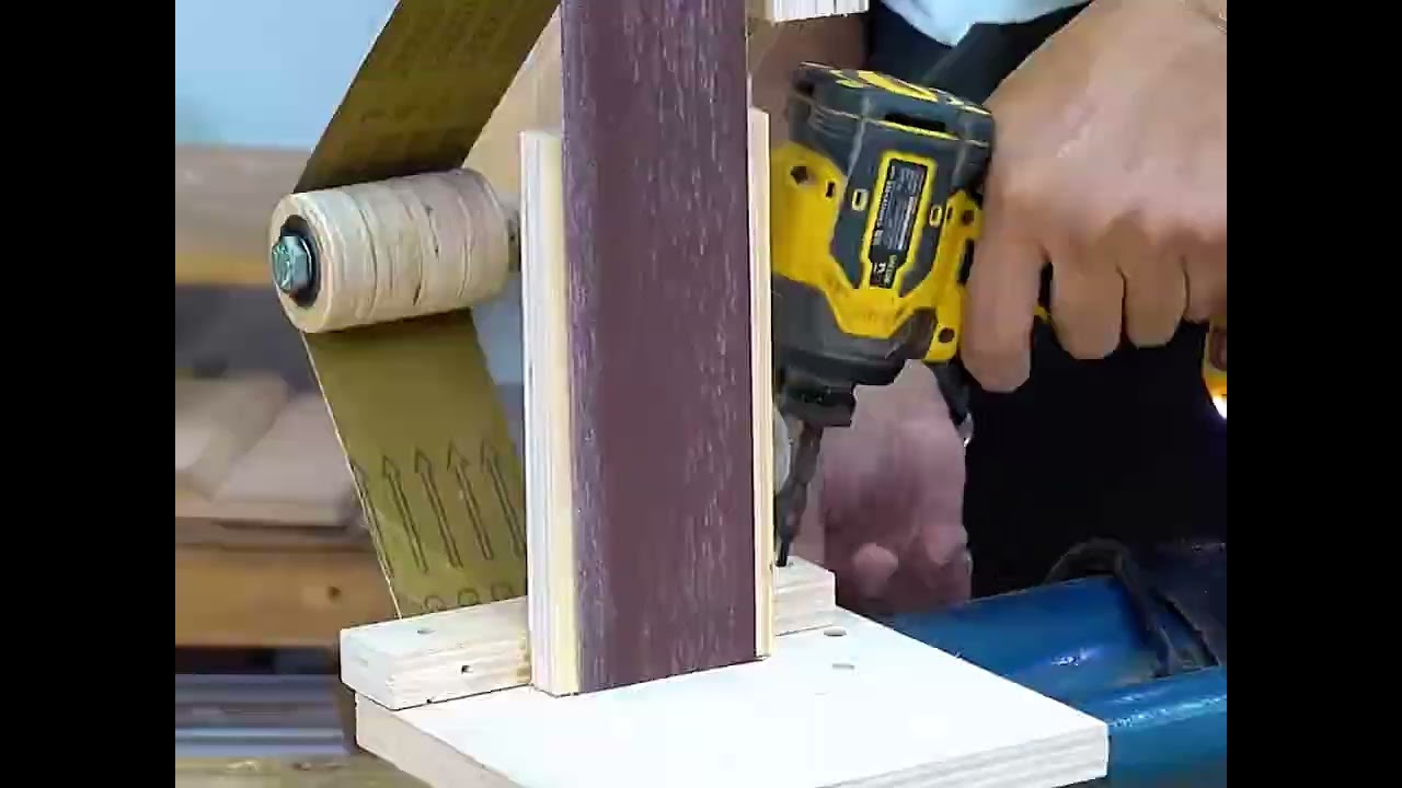 Create amazing belt sander from OLD water pump into.Part2