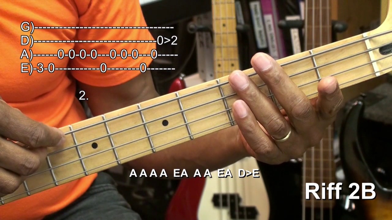GOOD TIMES Chic Bernard Edwards Style Bass Guitar Riff TABS Lesson 2 @EricBlackmonGuitar