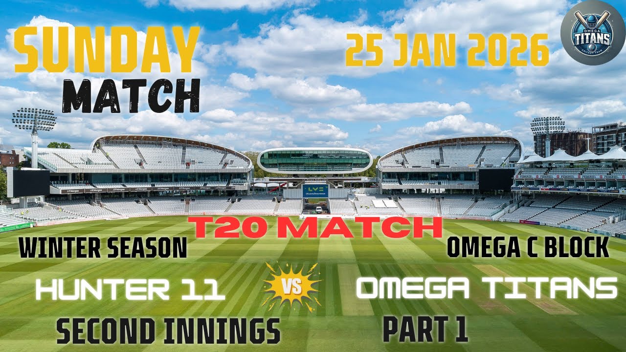 OMG Titans Vs Hunters 11 #T20Match Second Innings.. Part 1 