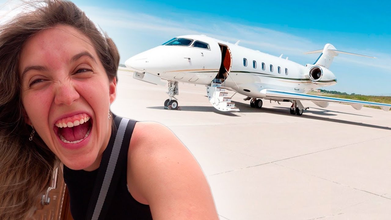 NOS SORPRENDEN CON UN JET PRIVADO
