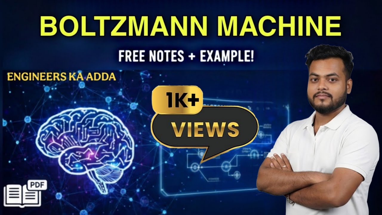 How Boltzmann Machine works with example in Hindi | Energy-Based Neural Network from Scratch #rbm