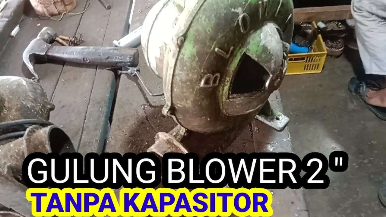 Cara gulung blower keongan yg tanpa kapasitor,