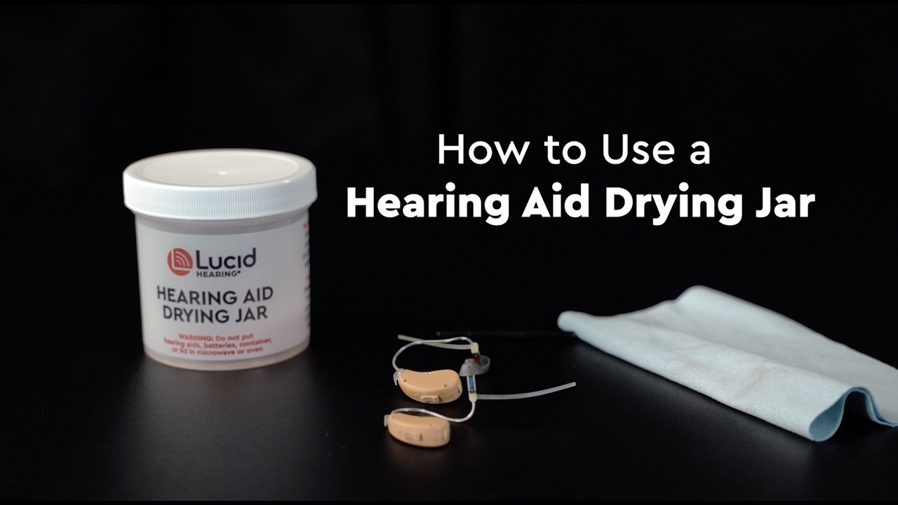 How to Use a Hearing Aid Drying Jar & Reactivate Drying Beads | Lucid Hearing