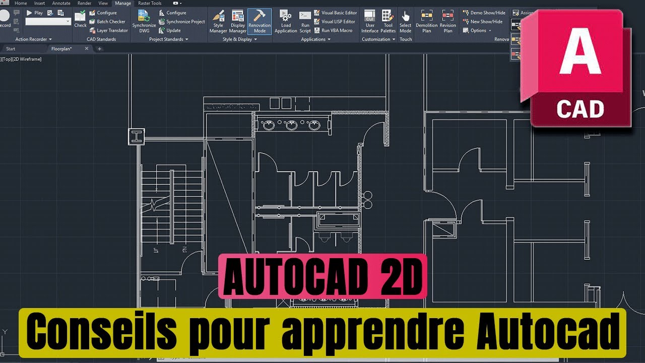 Conseils pour apprendre Autocad