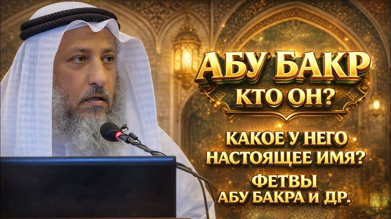 1 Праведный Халиф. Абу Бакр Ас Сыддык رضي الله عنه //шейх Усман аль Хамис 