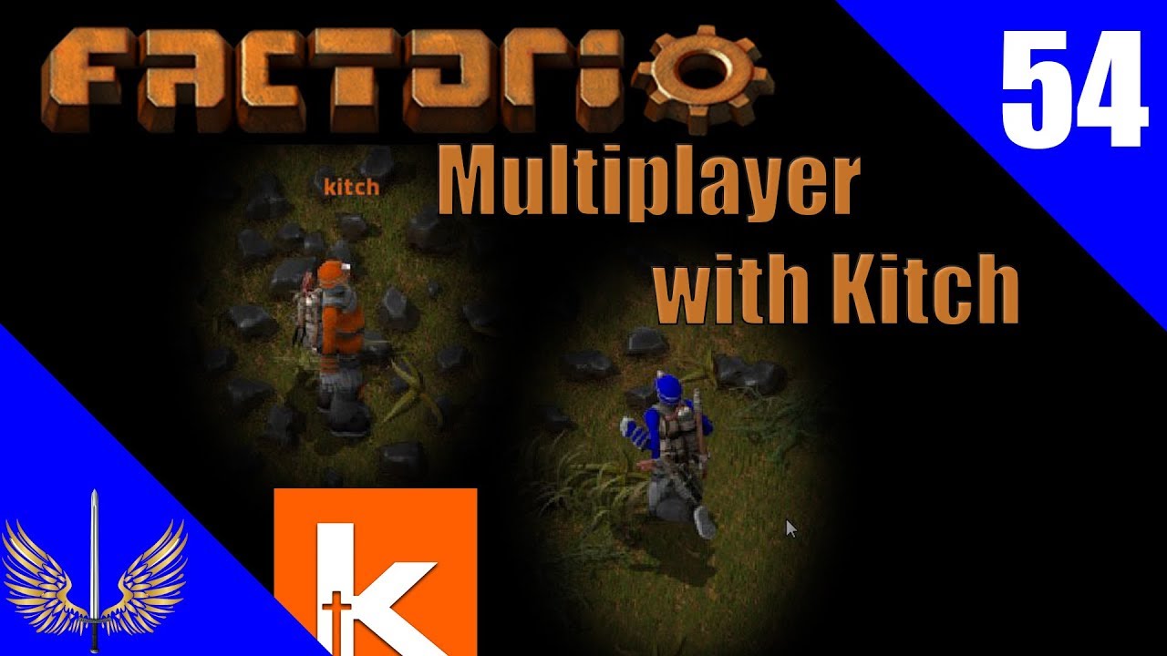 Multiplayer Factorio - Belts and Biters - With Kitch - Episode 54