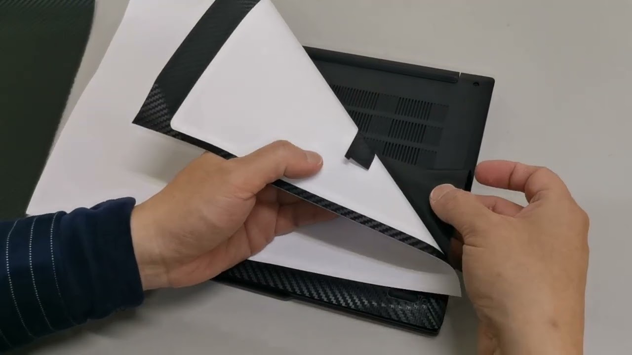 【Ezstick】Lenovo ThinkPad E14 Gen7 鍵盤膜樣式 及 機身貼 螢幕貼 滑鼠板貼 施工過程 DIY 筆電包膜