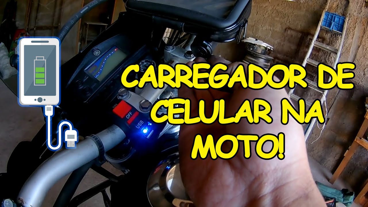 INSTALANDO CARREGADOR USB NA MOTO (COM CHAVE ON/OFF) | LANDER 250