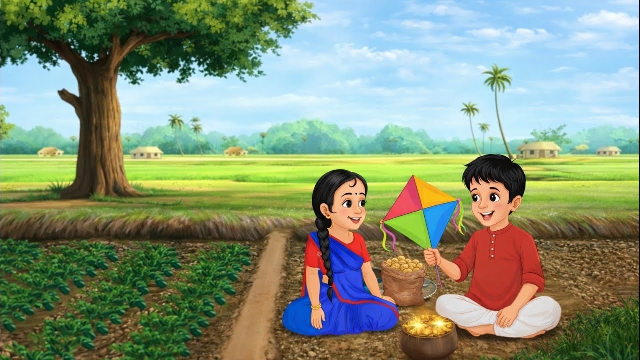 राजू की पतंग | moral stories | Hindi kahaniya | cartoon video | Kahani