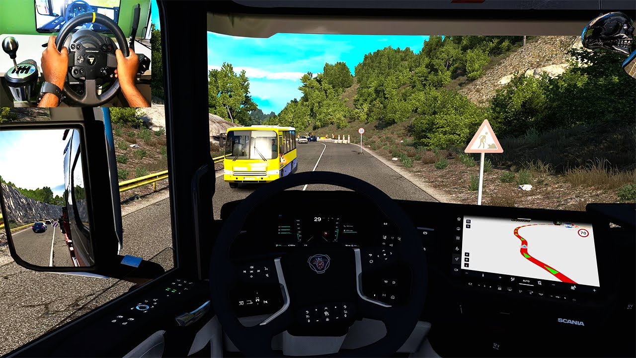 Euro Truck Simulator 2 | 54 Tons Log Stacker Transport 🚛 | Western Balkans Small & Narrow Roads