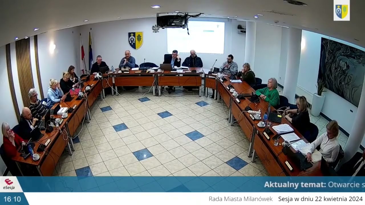 C Sesja Rady Miasta Milanówka 22.04.2024r
