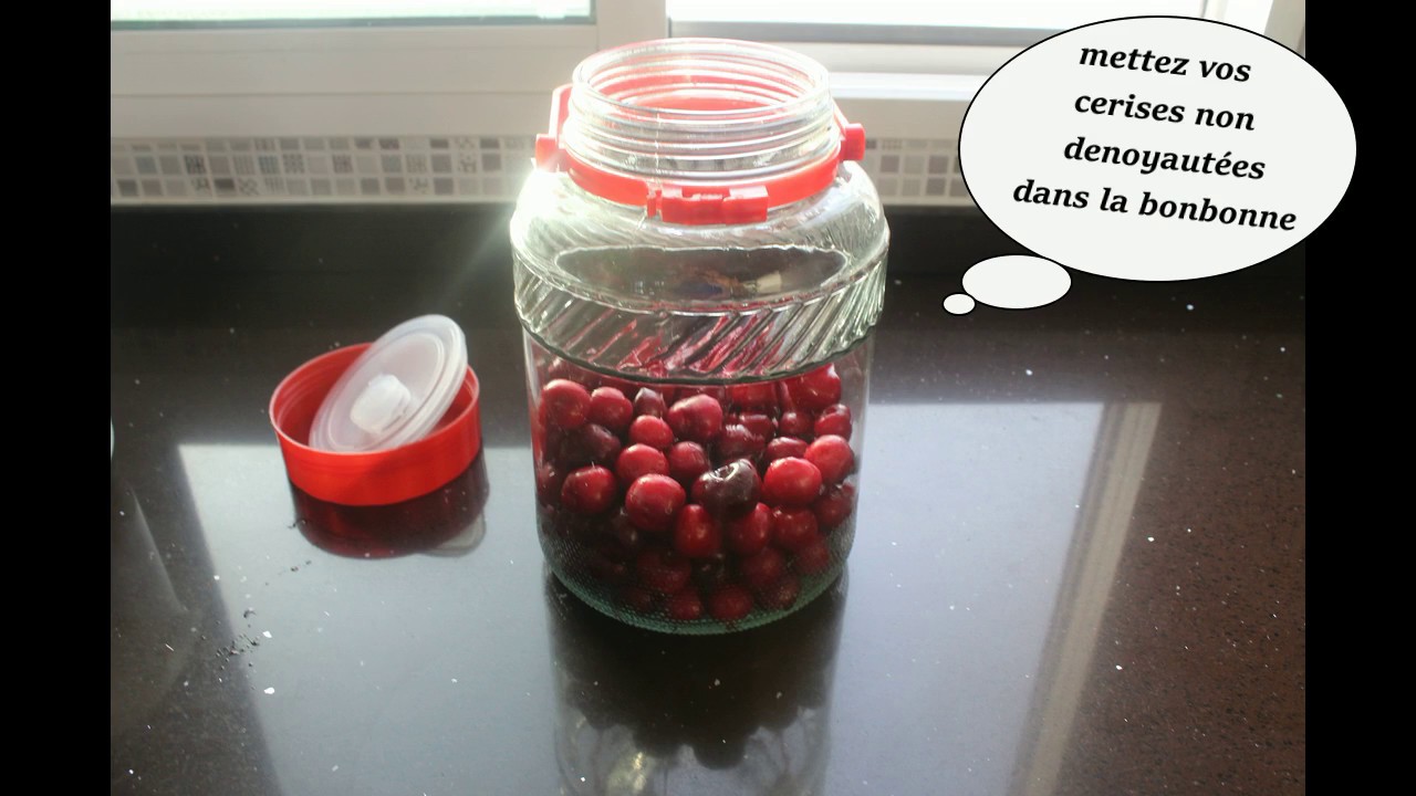 Recette de la liqueur cerise