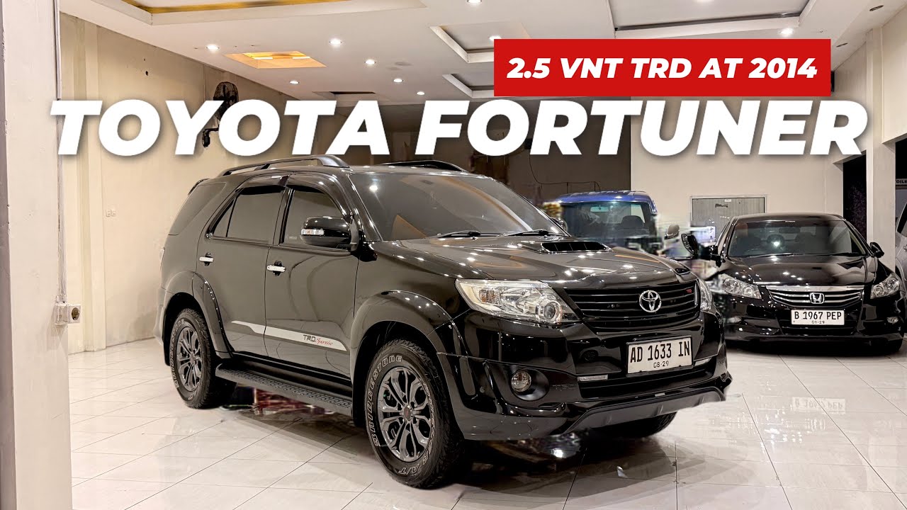 DIJUAL - TOYOTA FORTUNER 2.5 VNT TRD AT 2014