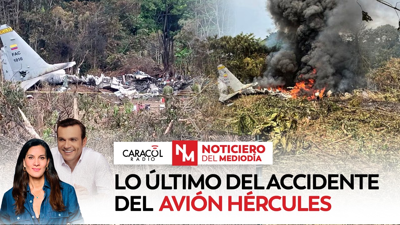 EN VIVO Tragedia de avi&oacute;n militar H&eacute;rcules: &uacute;ltimos detalles de lo sucedido | Noticiero del Mediod&iacute;a