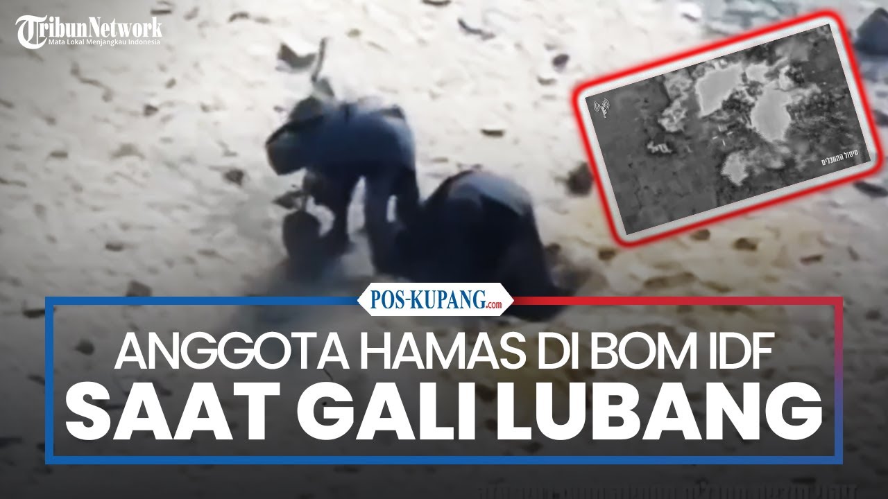 IDF Bom Anggota Hamas Saat Menggali Lubang untuk Bahan Peledak Di Jalur Gaza Utara