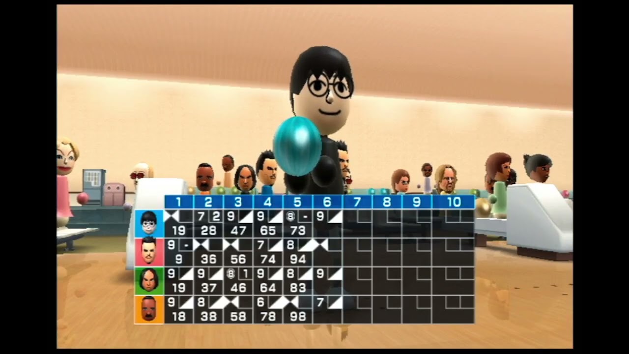 Wii Sports - Bowling - vs. CPU Miis 1-12