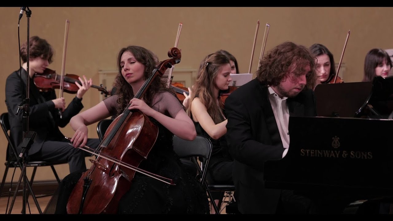 Дом композитора (Москва). К. Сен-Санс «Лебедь». Адам и Дали Гуцериевы, дирижер И. Никифорчин (2024)