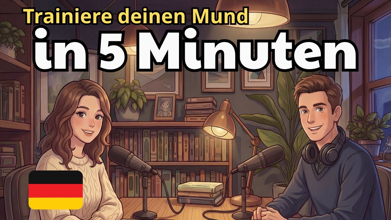How to Train Your Mouth in 5 Minutes Daily to Speak German | German Conversation Practice