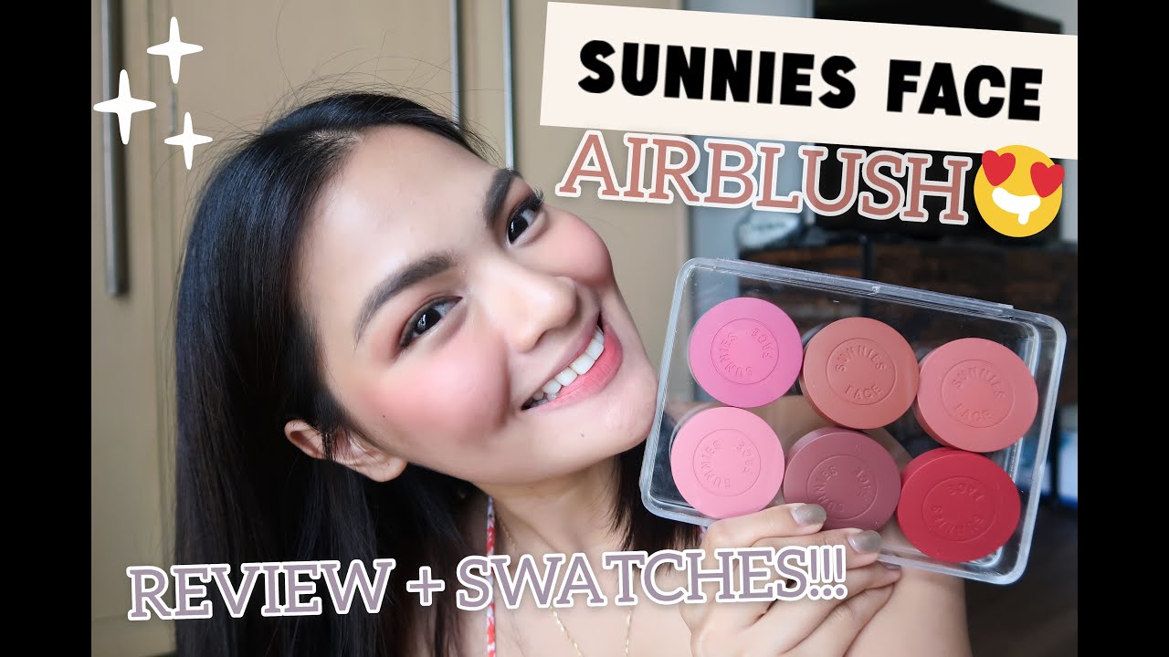 First Impressions + Swatches: SUNNIES FACE AIR BLUSH (All 6 Shades!) • Joselle Alandy