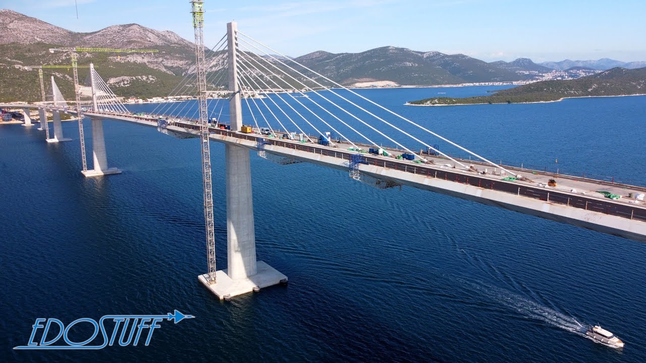 Pelješac Bridge - Pelješki Most - Construction Update October 2021!
